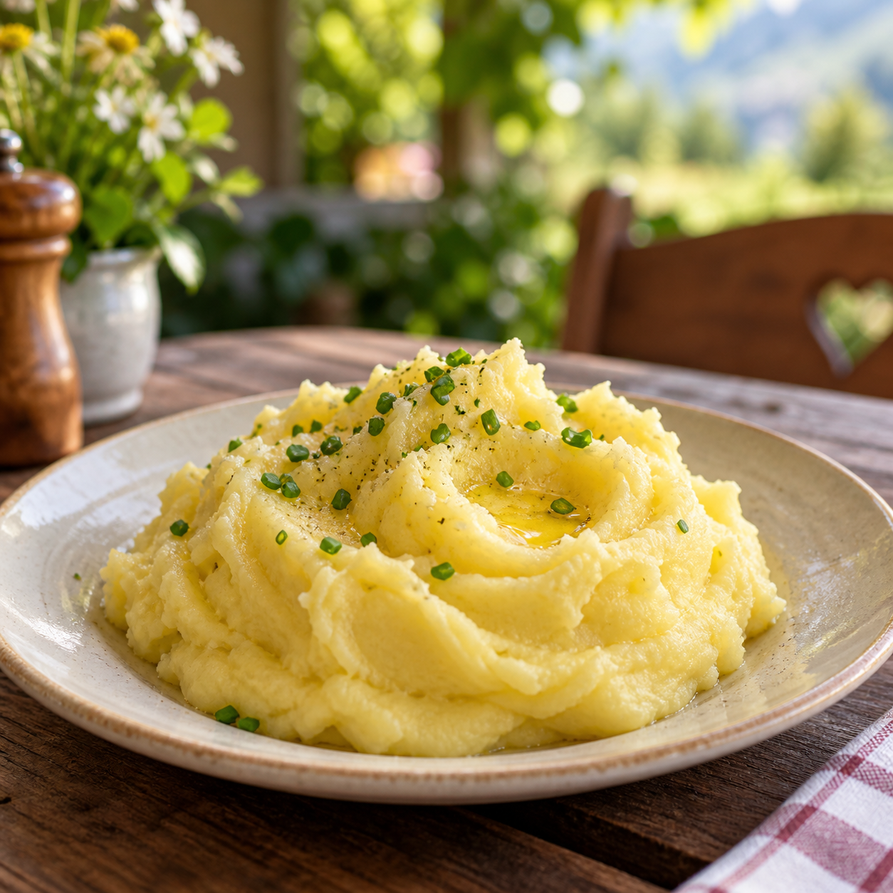 Cremiger Kartoffelstock bei Buschenschenke Chressibuech